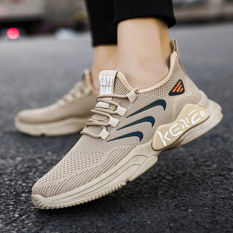 Men's Lightweight Running Casual Shoes Spring Mesh Breathable Sneakers Mujer Walking Shoes Boys Sneakers Rhonda ZM56