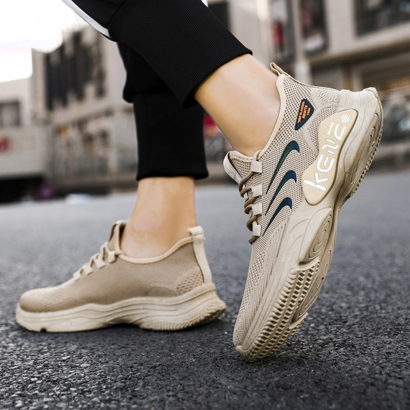 Men's Lightweight Running Casual Shoes Spring Mesh Breathable Sneakers Mujer Walking Shoes Boys Sneakers Rhonda ZM56
