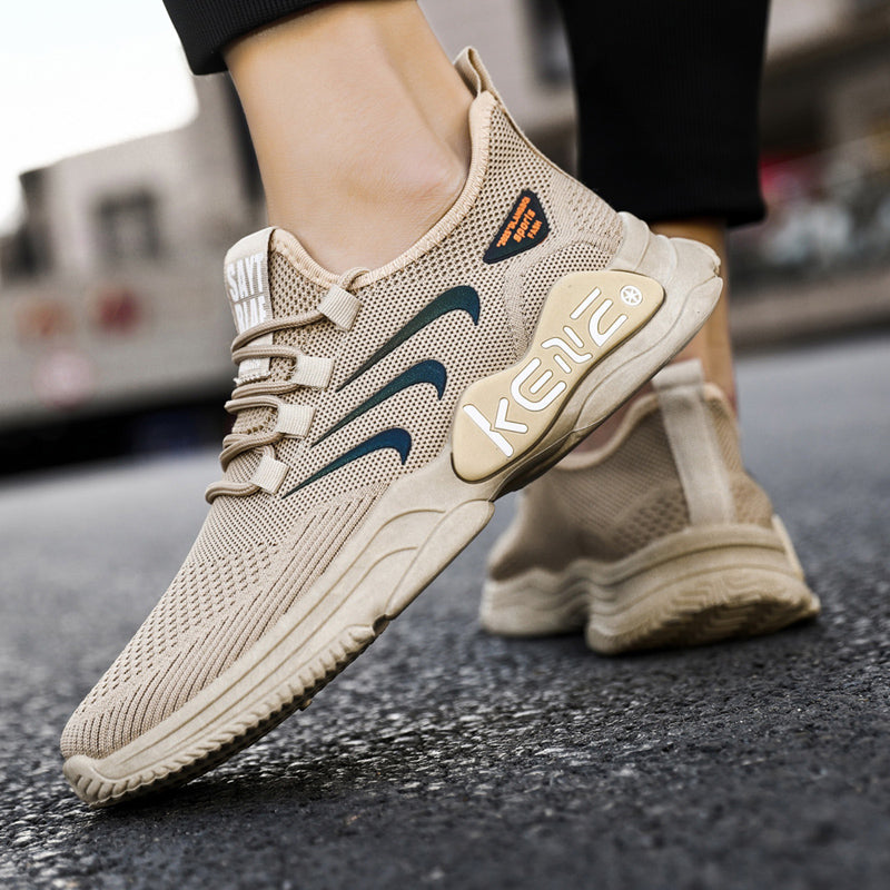 Men's Lightweight Running Casual Shoes Spring Mesh Breathable Sneakers Mujer Walking Shoes Boys Sneakers Rhonda ZM56