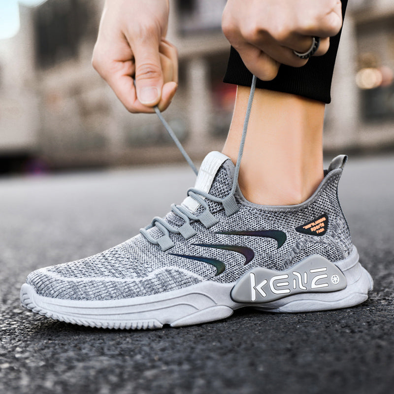 Men's Lightweight Running Casual Shoes Spring Mesh Breathable Sneakers Mujer Walking Shoes Boys Sneakers Rhonda ZM56