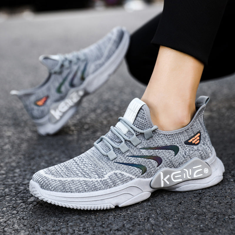 Men's Lightweight Running Casual Shoes Spring Mesh Breathable Sneakers Mujer Walking Shoes Boys Sneakers Rhonda ZM56