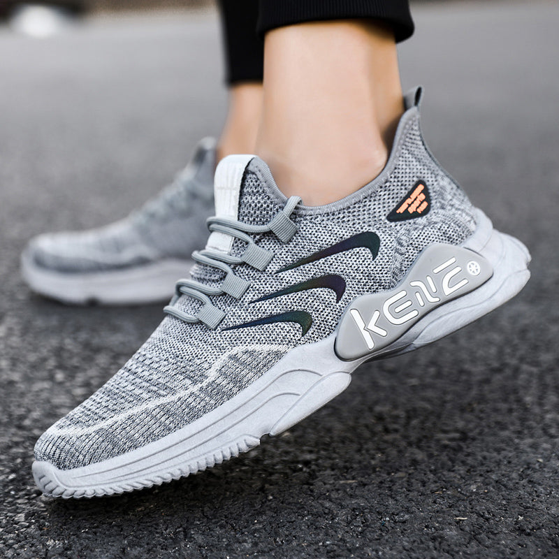 Men's Lightweight Running Casual Shoes Spring Mesh Breathable Sneakers Mujer Walking Shoes Boys Sneakers Rhonda ZM56