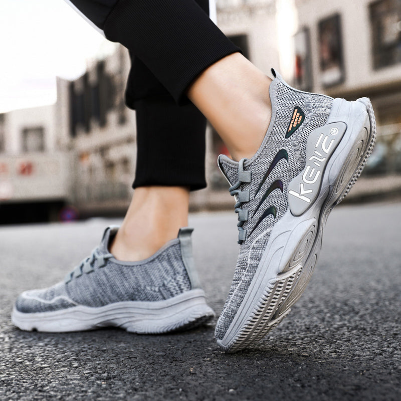 Men's Lightweight Running Casual Shoes Spring Mesh Breathable Sneakers Mujer Walking Shoes Boys Sneakers Rhonda ZM56