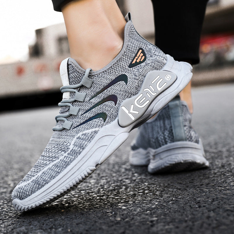 Men's Lightweight Running Casual Shoes Spring Mesh Breathable Sneakers Mujer Walking Shoes Boys Sneakers Rhonda ZM56
