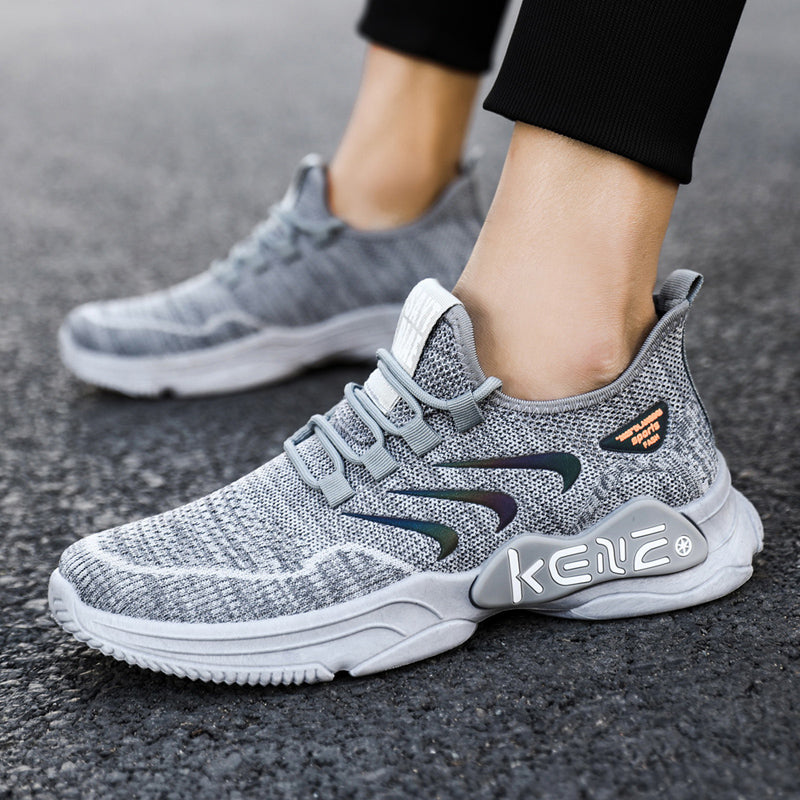 Men's Lightweight Running Casual Shoes Spring Mesh Breathable Sneakers Mujer Walking Shoes Boys Sneakers Rhonda ZM56