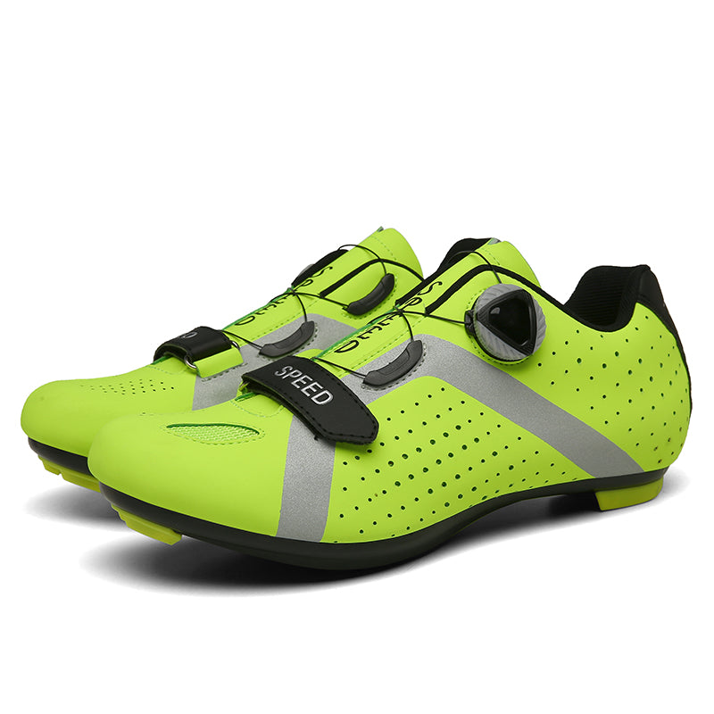 Q006 Professional Racing Road Cycling Shoes MTB Flat Ultralight Self-Locking Bike Cleat Shoes Breathable Профессиональная гоночная шоссейная велосипедная обувь MTB Flat Ultralight Self-Lock Bike Cleat Shoes Дышащая