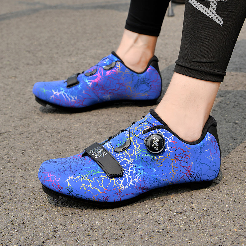 896-2 Self-locking Cycling Shoes Road Hard Soled Bicycle Unisex Shoes Самоблокирующиеся велосипедные туфли Шоссейные велосипедные туфли унисекс с жесткой подошвой