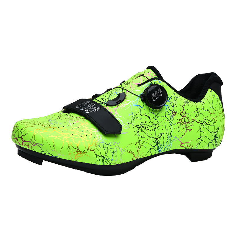 896-2 Self-locking Cycling Shoes Road Hard Soled Bicycle Unisex Shoes Самоблокирующиеся велосипедные туфли Шоссейные велосипедные туфли унисекс с жесткой подошвой