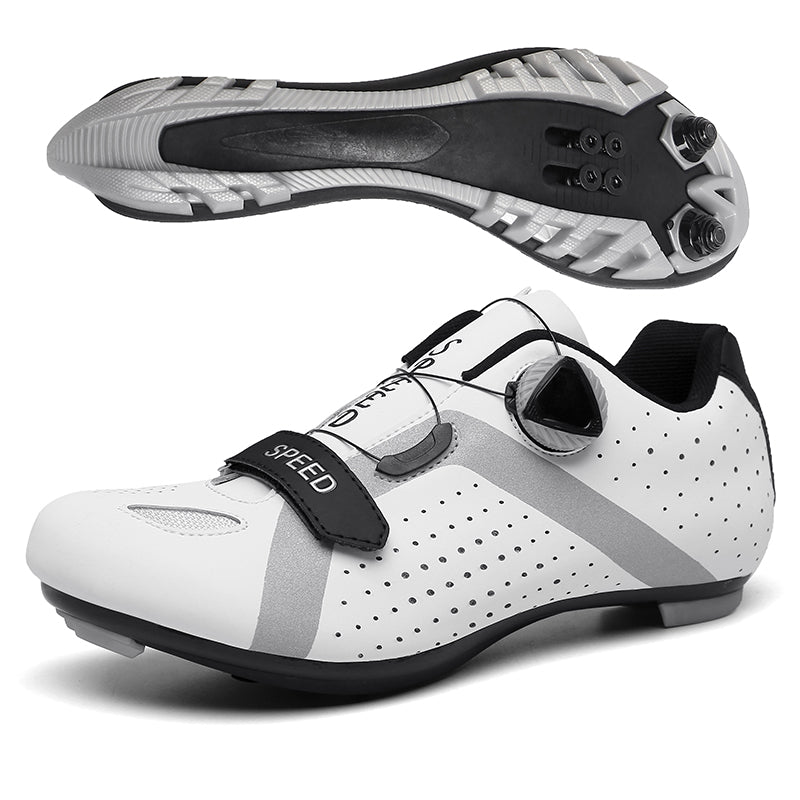 Q006 Professional Racing Road Cycling Shoes MTB Flat Ultralight Self-Locking Bike Cleat Shoes Breathable Профессиональная гоночная шоссейная велосипедная обувь MTB Flat Ultralight Self-Lock Bike Cleat Shoes Дышащая