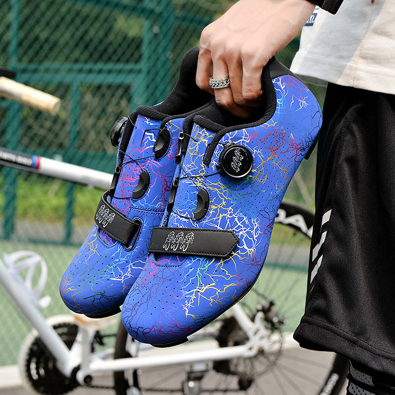 896-2 Self-locking Cycling Shoes Road Hard Soled Bicycle Unisex Shoes Самоблокирующиеся велосипедные туфли Шоссейные велосипедные туфли унисекс с жесткой подошвой