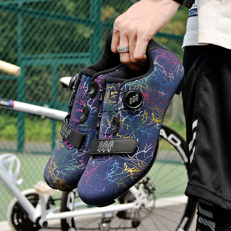 896-2 Self-locking Cycling Shoes Road Hard Soled Bicycle Unisex Shoes Самоблокирующиеся велосипедные туфли Шоссейные велосипедные туфли унисекс с жесткой подошвой