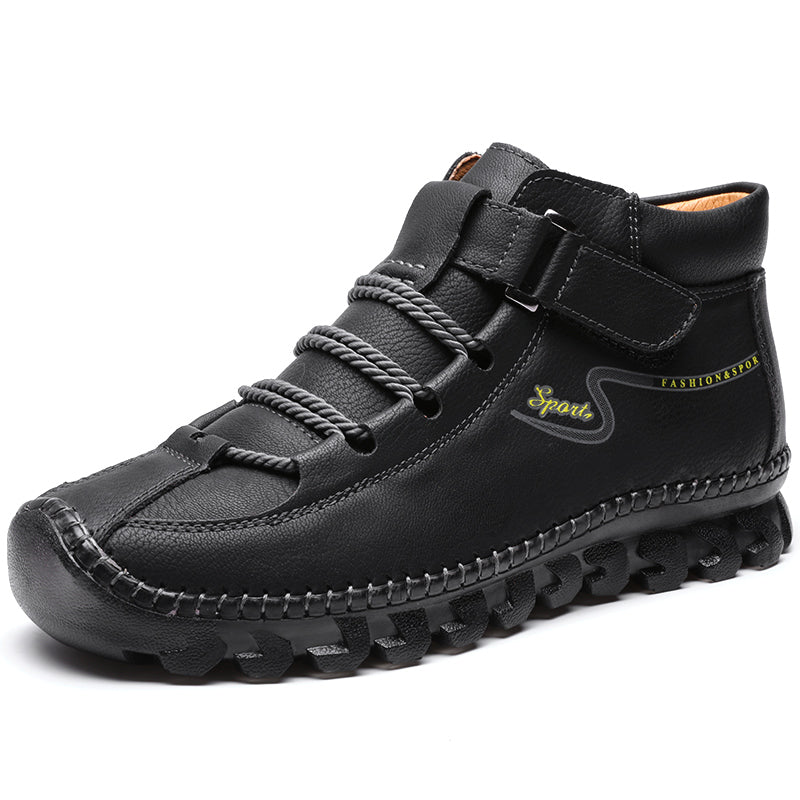 New Men's Ankle Boots Hand Stitching Western Boots Classic Fashion Men's Motorcycle Boots Outdoor Men's Work Boots Big Size12 Rachel 7008