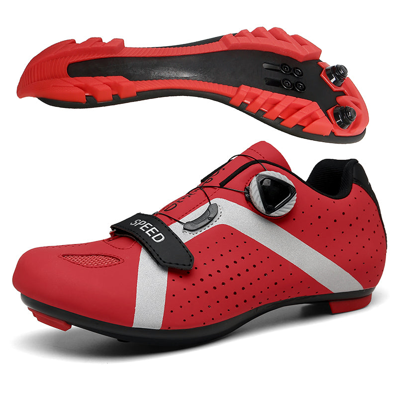 Q006 Professional Racing Road Cycling Shoes MTB Flat Ultralight Self-Locking Bike Cleat Shoes Breathable Профессиональная гоночная шоссейная велосипедная обувь MTB Flat Ultralight Self-Lock Bike Cleat Shoes Дышащая