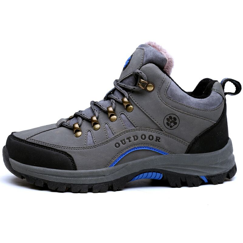 Women Snow Waterproof Warm Plush High Quality Outdoor Hiking Boots Camping Big Size thermal outdoor hiking high top sneakers K711