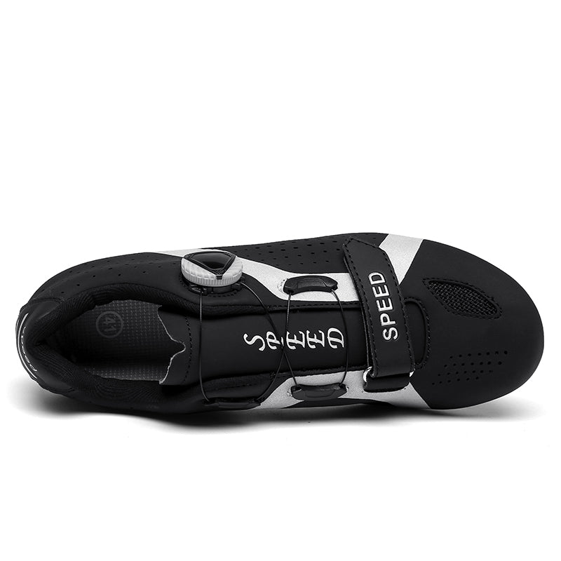 Q006 Professional Racing Road Cycling Shoes MTB Flat Ultralight Self-Locking Bike Cleat Shoes Breathable Профессиональная гоночная шоссейная велосипедная обувь MTB Flat Ultralight Self-Lock Bike Cleat Shoes Дышащая