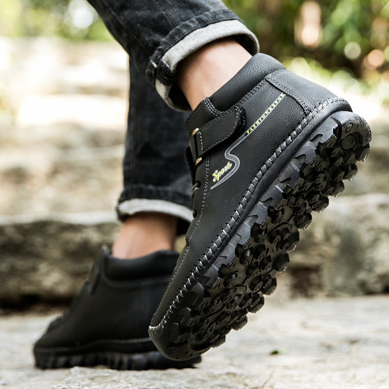 New Men's Ankle Boots Hand Stitching Western Boots Classic Fashion Men's Motorcycle Boots Outdoor Men's Work Boots Big Size12 Rachel 7008