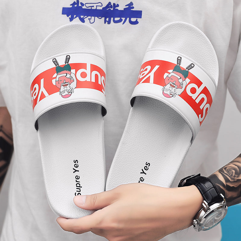 SUP YES999 Slippers Casual Bathroom Bathing Sandals Indoor Outdoor Soft Sole Flip Flop Тапочки Повседневные сандалии для купания в помещении На открытом воздухе Вьетнамки с мягкой подошвой