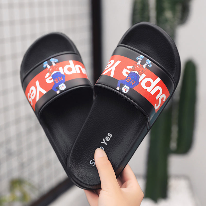 SUP YES999 Slippers Casual Bathroom Bathing Sandals Indoor Outdoor Soft Sole Flip Flop Тапочки Повседневные сандалии для купания в помещении На открытом воздухе Вьетнамки с мягкой подошвой