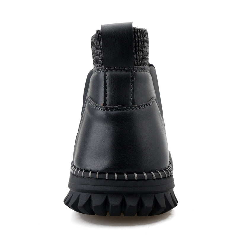 Warm Lined Hand Stitching wolverine Mens vintage Zipper comfort soft Microfiber Leather Casual Ankle Boots Rachel Y805