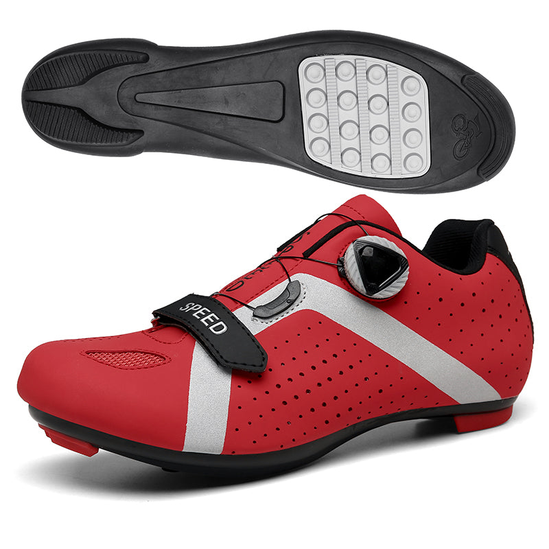 Q006 Professional Racing Road Cycling Shoes MTB Flat Ultralight Self-Locking Bike Cleat Shoes Breathable Профессиональная гоночная шоссейная велосипедная обувь MTB Flat Ultralight Self-Lock Bike Cleat Shoes Дышащая