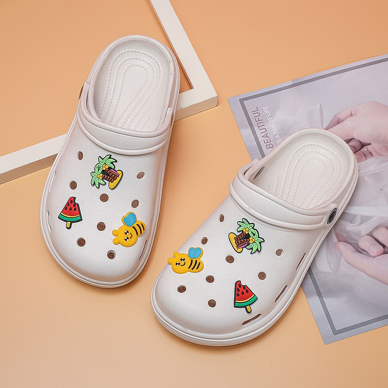 639 Women's Slippers Slip on Casual Garden Nursing Work Slides Sandals Женские тапочки без шнуровки, повседневные сандалии для работы в саду для медсестер