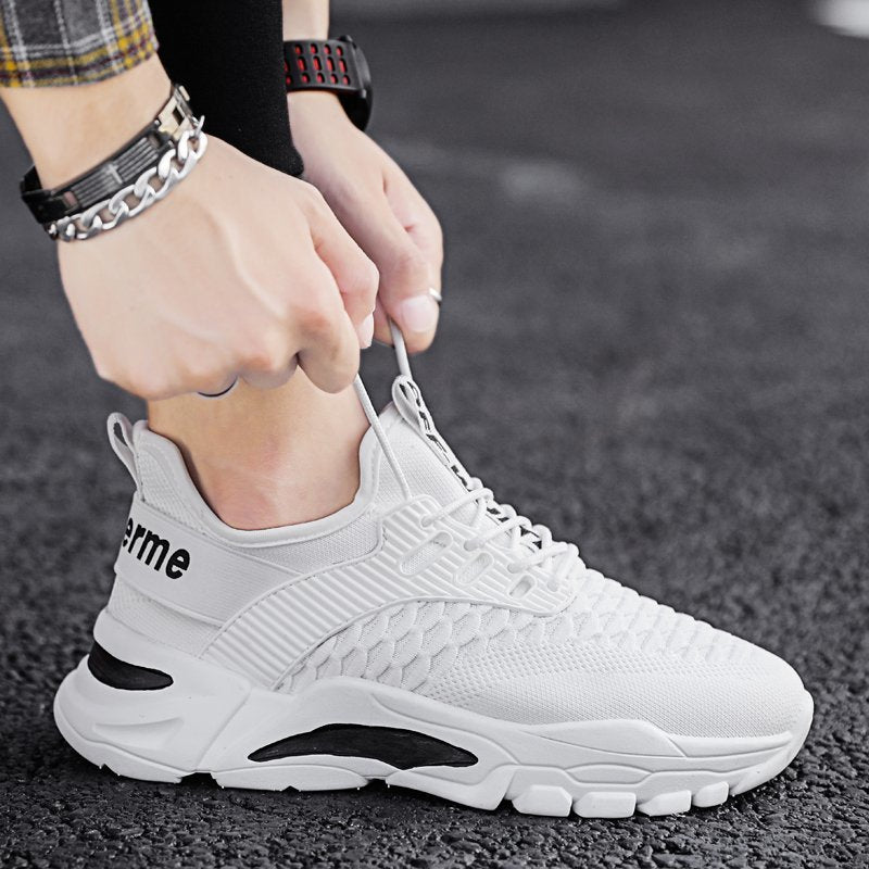 summer new breathable single mesh hollow sports shoes couple models men's shoes casual shoes tide Rhonda G800