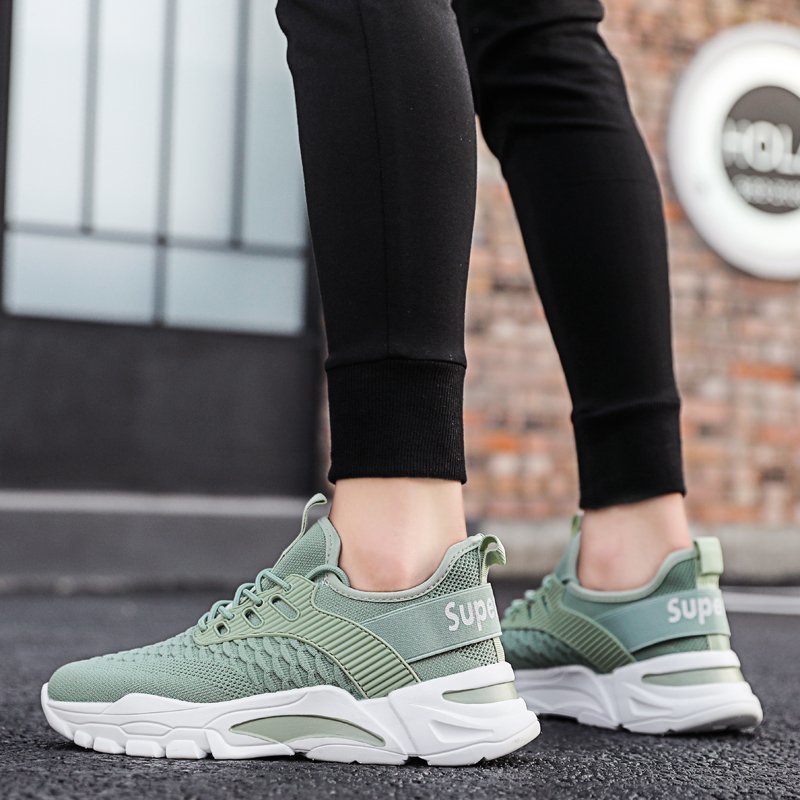 summer new breathable single mesh hollow sports shoes couple models men's shoes casual shoes tide Rhonda G800
