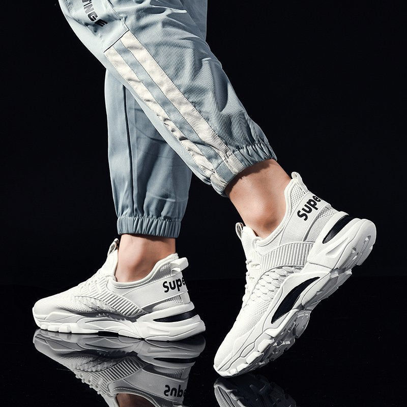 summer new breathable single mesh hollow sports shoes couple models men's shoes casual shoes tide Rhonda G800