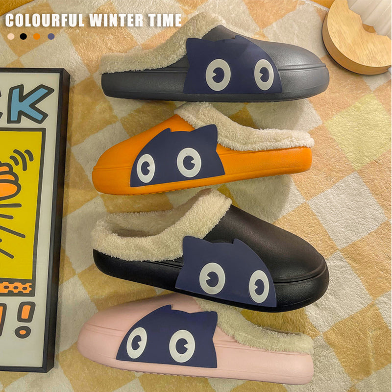 MAX0148-1 Fashion Fluffy Slippers Winter Warm Home Indoor Shoes Soft Cute Cartoon Модные тапочки, теплая домашняя обувь, мягкий милый мультяшный