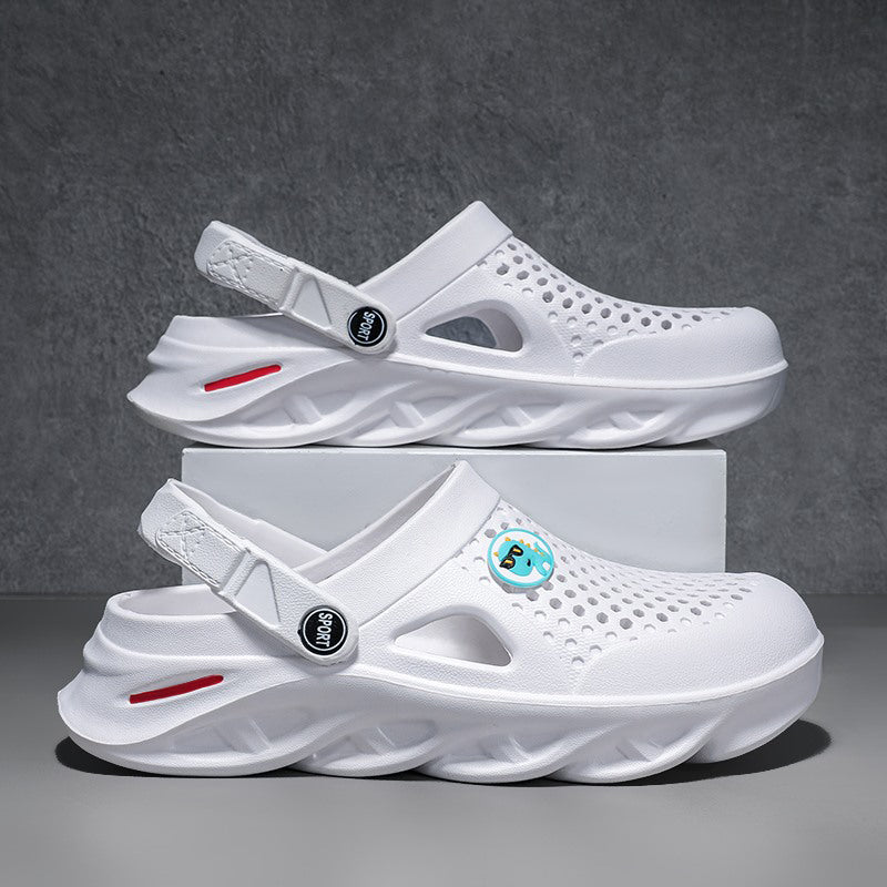 7979 Sandals Lightweight Quick-drying Garden Outdoor Breathable Slip-on Flat Сандалии Легкие Быстросохнущие Садовые
