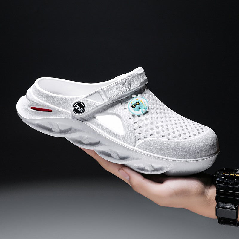 7979 Sandals Lightweight Quick-drying Garden Outdoor Breathable Slip-on Flat Сандалии Легкие Быстросохнущие Садовые