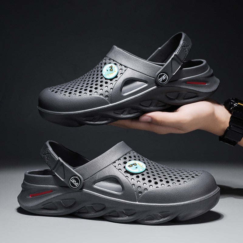 7979 Sandals Lightweight Quick-drying Garden Outdoor Breathable Slip-on Flat Сандалии Легкие Быстросохнущие Садовые
