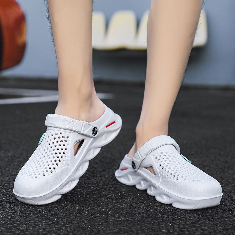 7979 Sandals Lightweight Quick-drying Garden Outdoor Breathable Slip-on Flat Сандалии Легкие Быстросохнущие Садовые