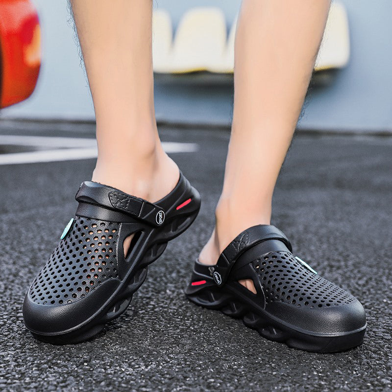 7979 Sandals Lightweight Quick-drying Garden Outdoor Breathable Slip-on Flat Сандалии Легкие Быстросохнущие Садовые