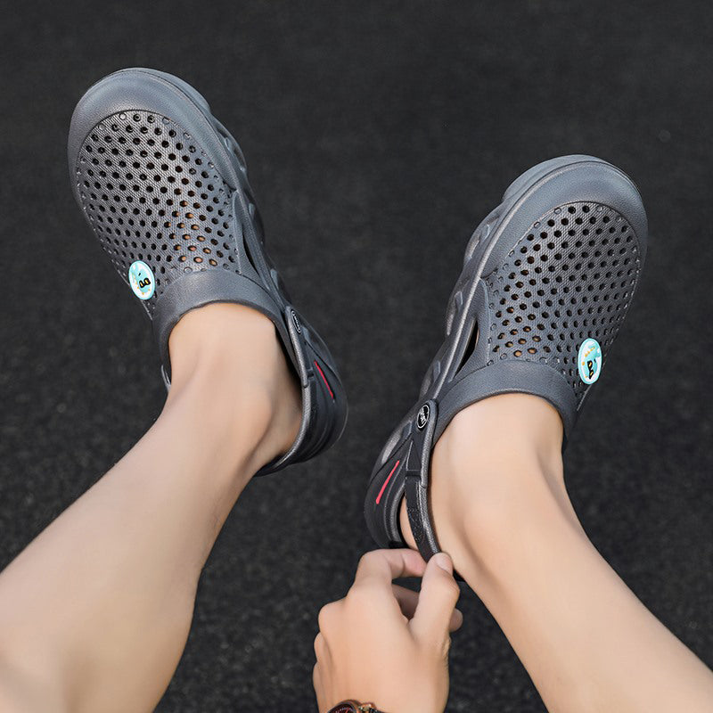 7979 Sandals Lightweight Quick-drying Garden Outdoor Breathable Slip-on Flat Сандалии Легкие Быстросохнущие Садовые