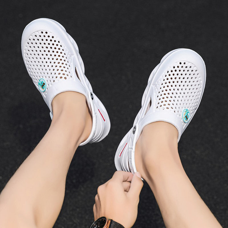 7979 Sandals Lightweight Quick-drying Garden Outdoor Breathable Slip-on Flat Сандалии Легкие Быстросохнущие Садовые