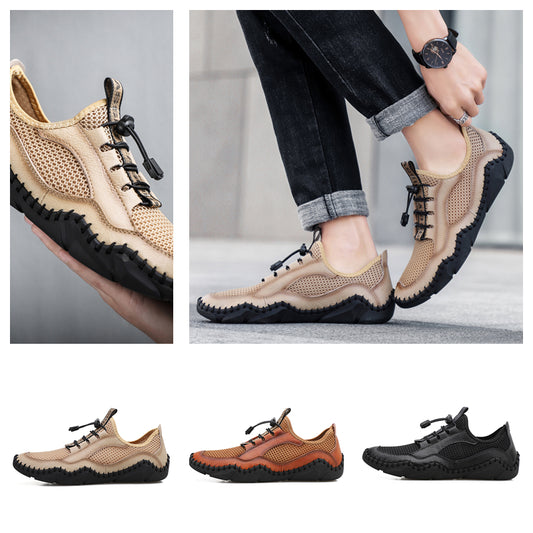 New Mens Casual Mesh Shoes Man Sport Sneaker Male Outdoor Sport Footwear Work Business Breathable Walking Rhonda 8865