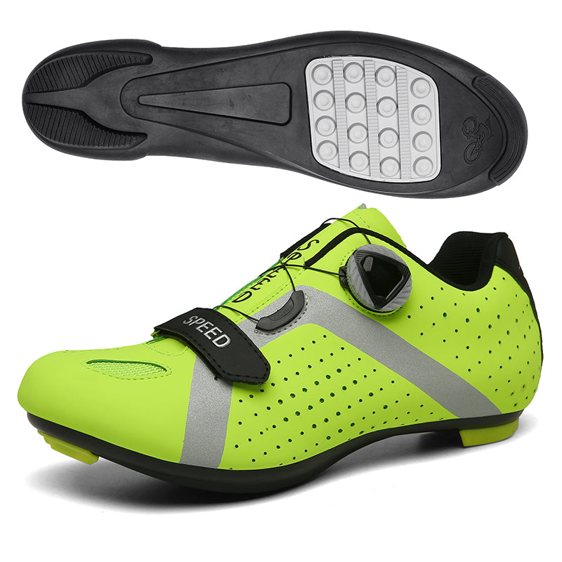 Q006 Professional Racing Road Cycling Shoes MTB Flat Ultralight Self-Locking Bike Cleat Shoes Breathable Профессиональная гоночная шоссейная велосипедная обувь MTB Flat Ultralight Self-Lock Bike Cleat Shoes Дышащая