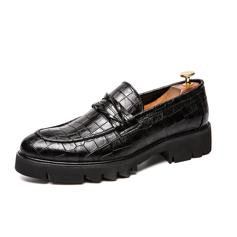 Brown Shoes Men Classic Coiffeur Business Shoes Men Formal Italian Brand Men Classic Shoes Fashion Slip On 8512