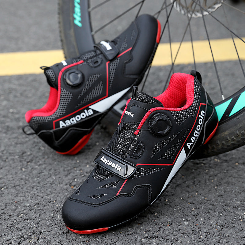 SQ-02 Road Cycling Self-locking Ultra Light Outdoor Waterproof Quick Lacing Shoes Самоблокирующаяся ультралегкая уличная водонепроницаемая обувь с быстрой шнуровкой для шоссейного велоспорта