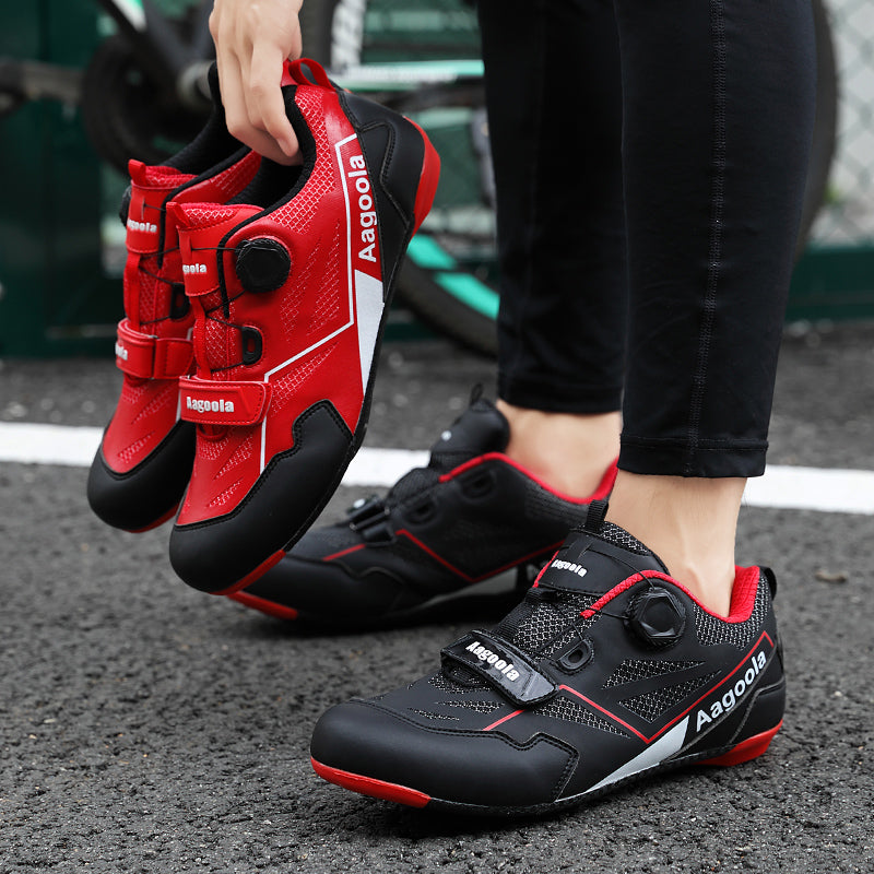 SQ-02 Road Cycling Self-locking Ultra Light Outdoor Waterproof Quick Lacing Shoes Самоблокирующаяся ультралегкая уличная водонепроницаемая обувь с быстрой шнуровкой для шоссейного велоспорта
