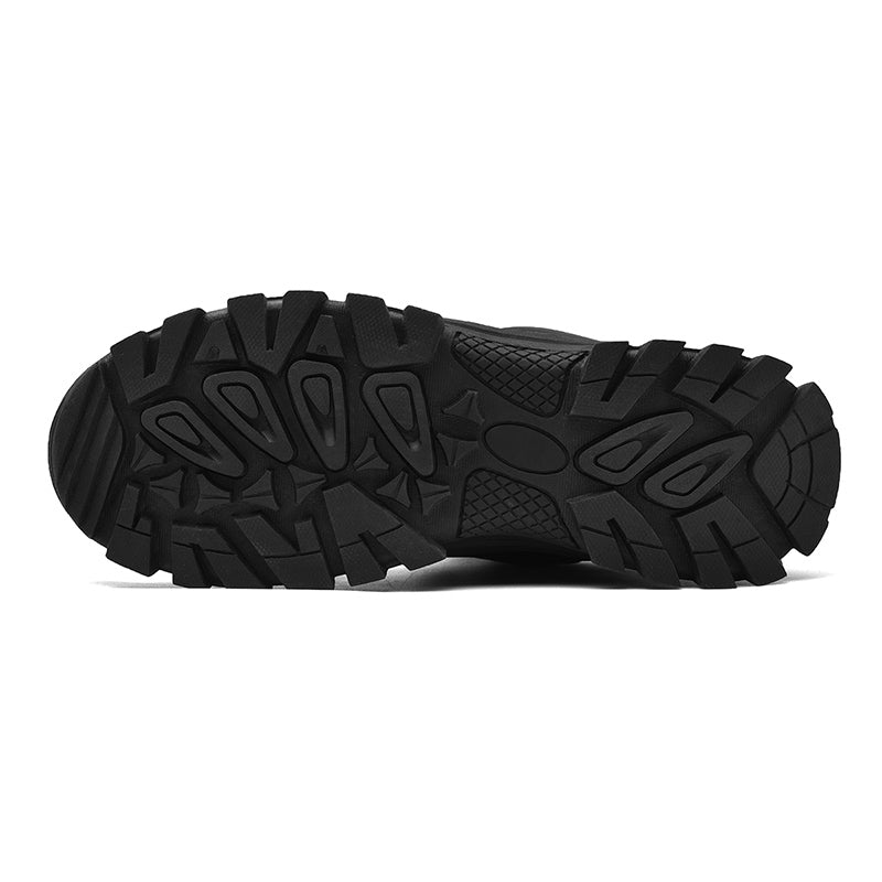 Mens Outdoor Plush Lined Non Slip Lace Up Hiking Climbing Boots comfort soft Waterproof Hiking Warm Boots Jason726