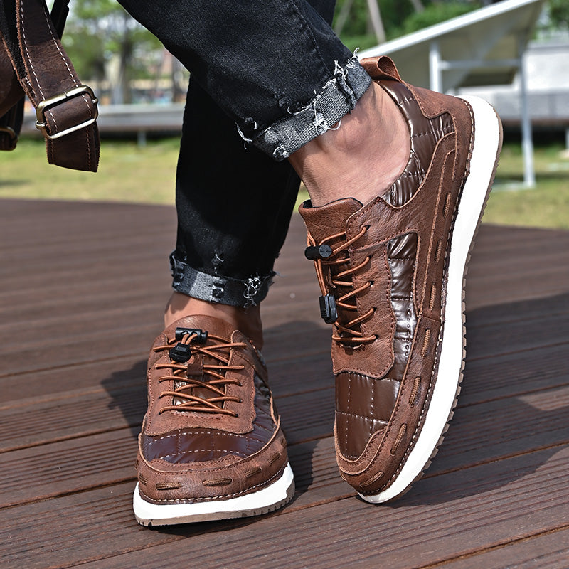 Y8902 New Skateboarding Shoes Soft Comfortable Driving Footwear Men Casual Fashion Handmade Shoes Обувь для скейтбординга Мягкая удобная обувь для вождения