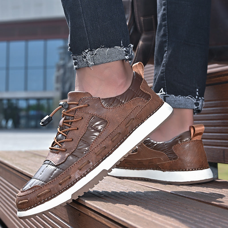 Y8902 New Skateboarding Shoes Soft Comfortable Driving Footwear Men Casual Fashion Handmade Shoes Обувь для скейтбординга Мягкая удобная обувь для вождения