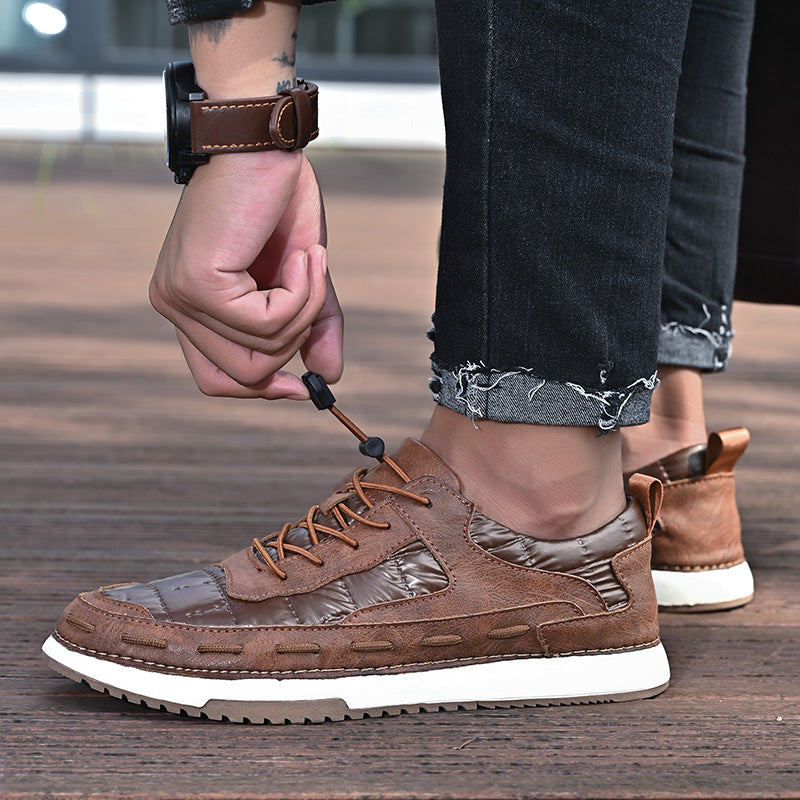 Y8902 New Skateboarding Shoes Soft Comfortable Driving Footwear Men Casual Fashion Handmade Shoes Обувь для скейтбординга Мягкая удобная обувь для вождения