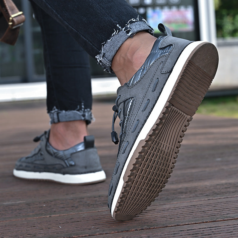 Y8902 New Skateboarding Shoes Soft Comfortable Driving Footwear Men Casual Fashion Handmade Shoes Обувь для скейтбординга Мягкая удобная обувь для вождения