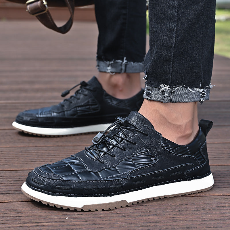 Y8902 New Skateboarding Shoes Soft Comfortable Driving Footwear Men Casual Fashion Handmade Shoes Обувь для скейтбординга Мягкая удобная обувь для вождения