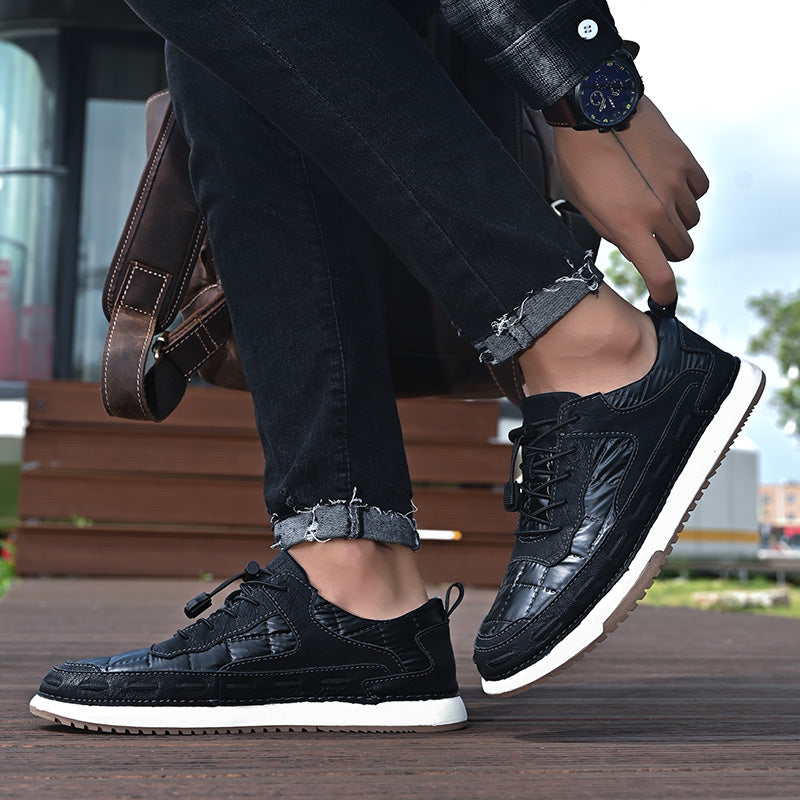 Y8902 New Skateboarding Shoes Soft Comfortable Driving Footwear Men Casual Fashion Handmade Shoes Обувь для скейтбординга Мягкая удобная обувь для вождения