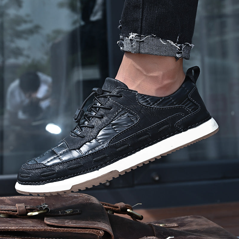 Y8902 New Skateboarding Shoes Soft Comfortable Driving Footwear Men Casual Fashion Handmade Shoes Обувь для скейтбординга Мягкая удобная обувь для вождения