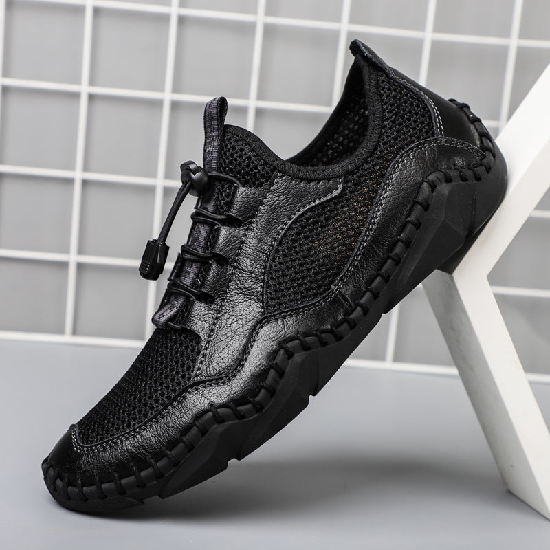 New Mens Casual Mesh Shoes Man Sport Sneaker Male Outdoor Sport Footwear Work Business Breathable Walking Rhonda 8865